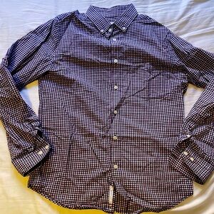 🚨2 for $12🚨 pink/blue gingham shirt